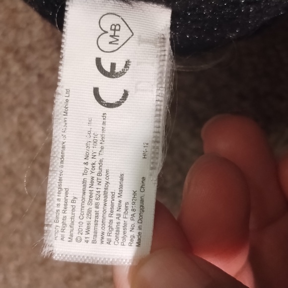 Angry Birds Black Bomb Bird Plush Toy 6” Stuffed No Sound Stuffed Animal Doll - Picture 7 of 9